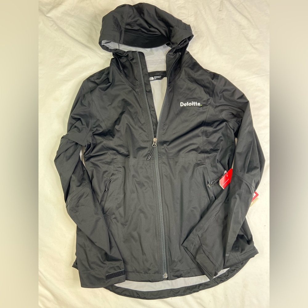 THE NORTH FACE TNFL FULL ZIP JACKET WOMENS SIZE M Black All Winter Jacket A0301